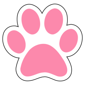 Paw Sticker (Pink)